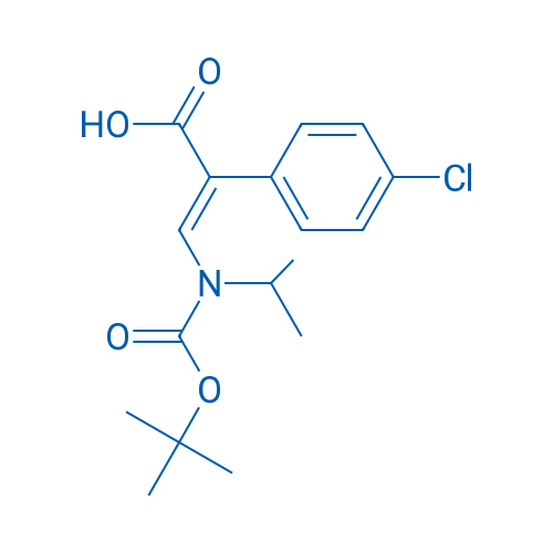 (E)-3-((tert-Butoxycarbonyl)(isopropyl)amino)-2-(4-chlorophenyl)acrylic acid 5g