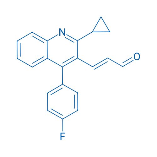 (E)-3-(2-Cyclopropyl-4-(4-fluorophenyl)quinolin-3-yl)acrylaldehyde 250mg