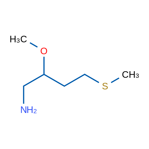 2-Methoxy-4-(methylsulfanyl)butan-1-amine 250mg