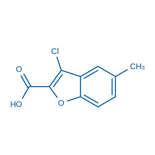 3-Chloro-5-methyl-1-benzofuran-2-carboxylic acid 1g