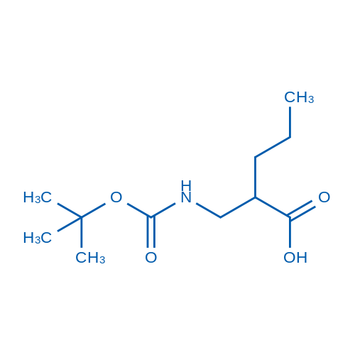2-(((tert-Butoxycarbonyl)amino)methyl)pentanoic acid 50mg
