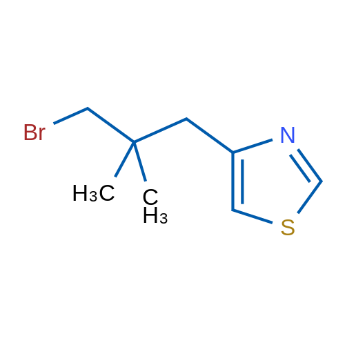 4-(3-Bromo-2,2-dimethylpropyl)-1,3-thiazole 1g