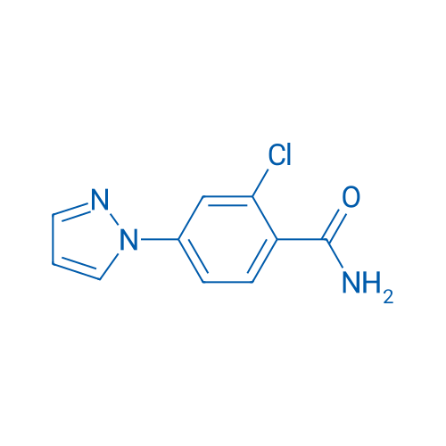 2-Chloro-4-(1H-pyrazol-1-yl)benzamide 1g