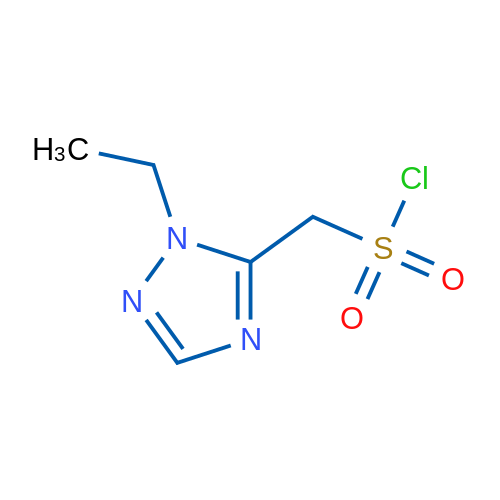 (1-Ethyl-1h-1,2,4-triazol-5-yl)methanesulfonyl chloride 1g