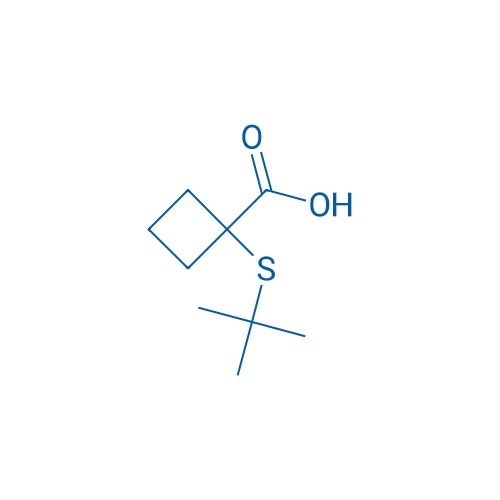 1-(tert-Butylsulfanyl)cyclobutane-1-carboxylic acid 1g