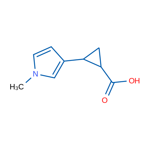 2-(1-Methyl-1H-pyrrol-3-yl)cyclopropane-1-carboxylic acid 1g