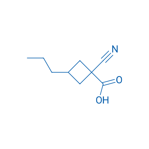 1-Cyano-3-propylcyclobutane-1-carboxylic acid 1g