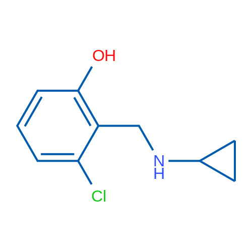3-CHloro-2-[(cyclopropylamino)methyl]phenol 5g
