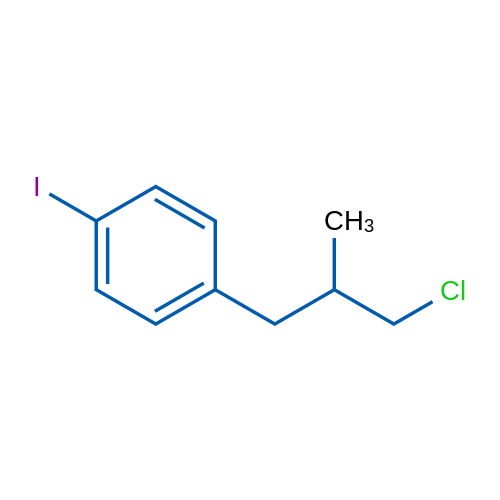 1-(3-Chloro-2-methylpropyl)-4-iodobenzene 1g