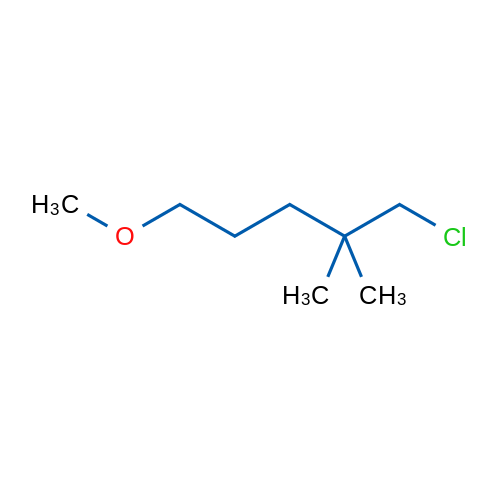 1-Chloro-5-methoxy-2,2-dimethylpentane 1g