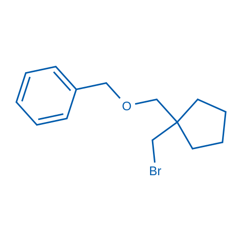 (([1-(Bromomethyl)cyclopentyl]methoxy)methyl)benzene 1g