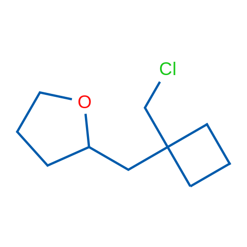 2-([1-(Chloromethyl)cyclobutyl]methyl)oxolane 1g