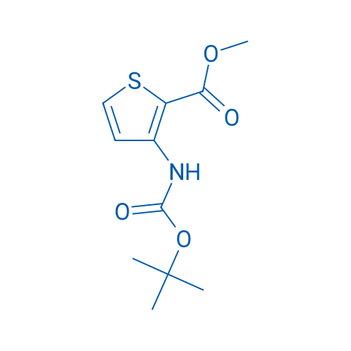Methyl 3-((tert-butoxycarbonyl)amino)thiophene-2-carboxylate 250mg