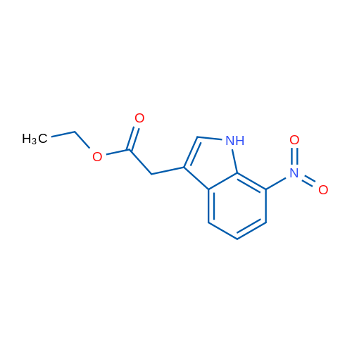 Ethyl 2-(7-nitro-1H-indol-3-yl)acetate 250mg
