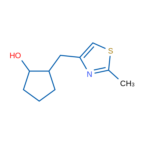 2-[(2-Methyl-1,3-thiazol-4-yl)methyl]cyclopentan-1-ol 1g