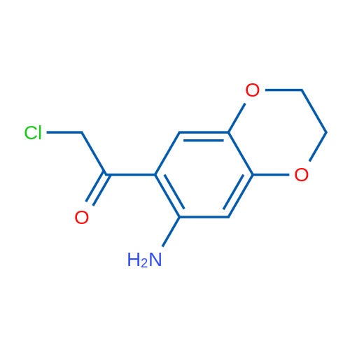 1-(7-Amino-2,3-dihydrobenzo[b][1,4]dioxin-6-yl)-2-chloroethanone 1g