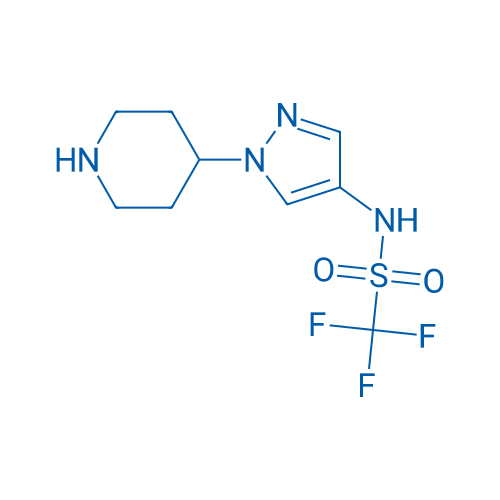 1,1,1-Trifluoro-N-[1-(piperidin-4-yl)-1H-pyrazol-4-yl]methanesulfonamide 1g