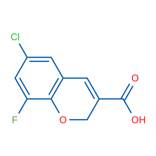6-Chloro-8-fluoro-2h-chromene-3-carboxylic acid 1g