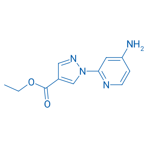 Ethyl 1-(4-aminopyridin-2-yl)-1H-pyrazole-4-carboxylate 250mg