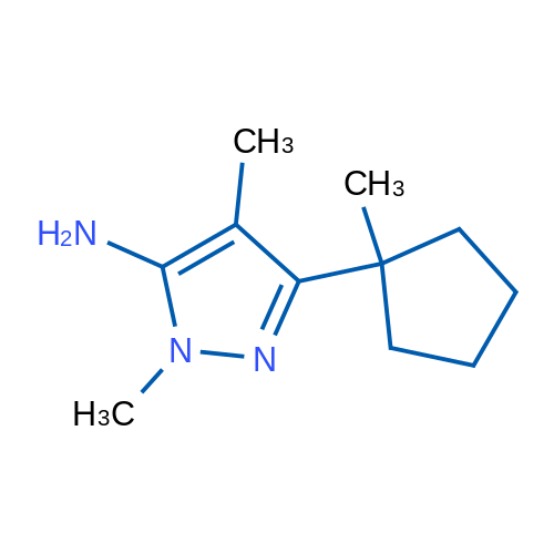1,4-Dimethyl-3-(1-methylcyclopentyl)-1h-pyrazol-5-amine 1g