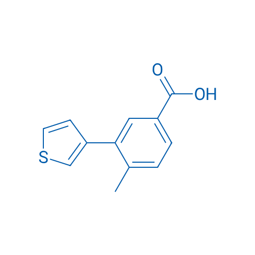 4-Methyl-3-(thiophen-3-yl)benzoic acid 1g