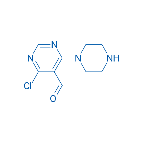 4-Chloro-6-(piperazin-1-yl)pyrimidine-5-carbaldehyde 1g