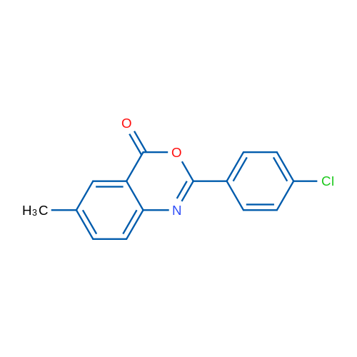 2-(4-Chlorophenyl)-6-methyl-4H-3,1-benzoxazin-4-one 1g