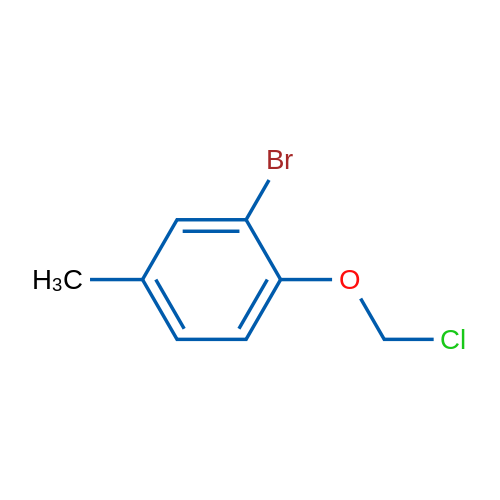 2-Bromo-1-(chloromethoxy)-4-methylbenzene 1g