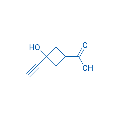 3-Ethynyl-3-hydroxycyclobutanecarboxylic acid 250mg