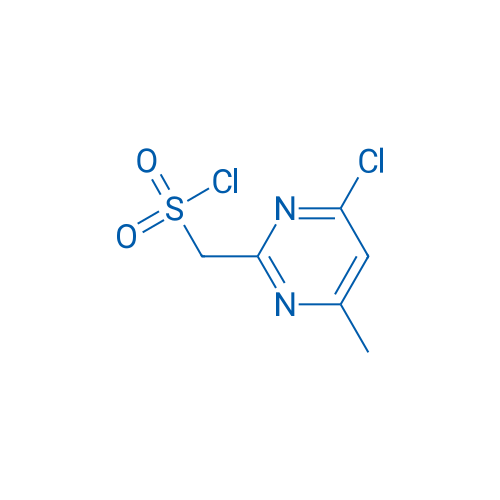 (4-Chloro-6-methylpyrimidin-2-yl)methanesulfonyl chloride 1g