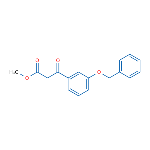 Methyl 3-(3-(benzyloxy)phenyl)-3-oxopropanoate 250mg