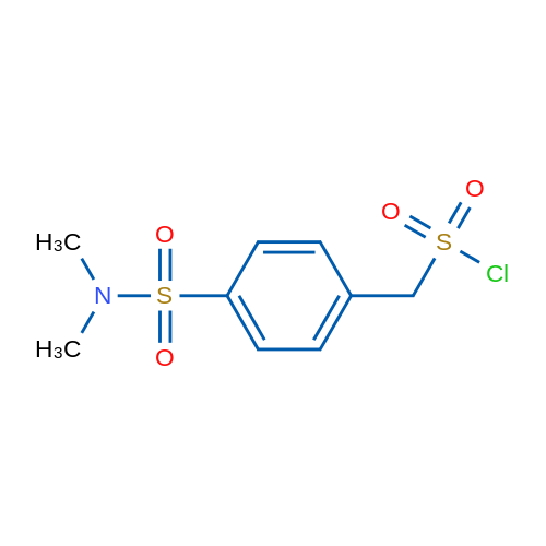 (4-(N,N-Dimethylsulfamoyl)phenyl)methanesulfonyl chloride 1g