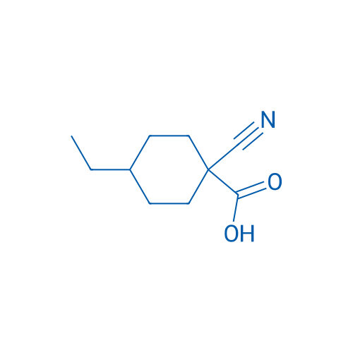 1-Cyano-4-ethylcyclohexane-1-carboxylic acid 1g