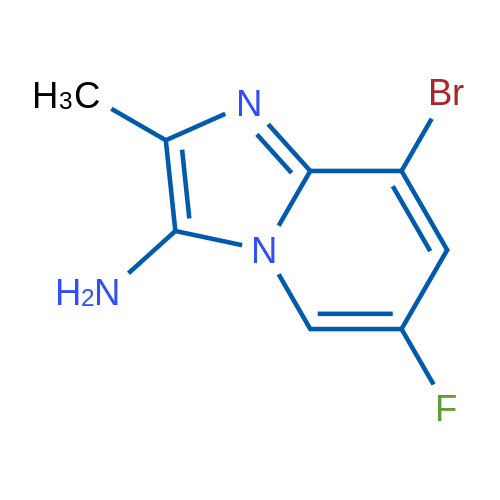 8-Bromo-6-fluoro-2-methylimidazo[1,2-a]pyridin-3-amine 1g