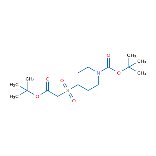 tert-Butyl 4-((2-(tert-butoxy)-2-oxoethyl)sulfonyl)piperidine-1-carboxylate 1g
