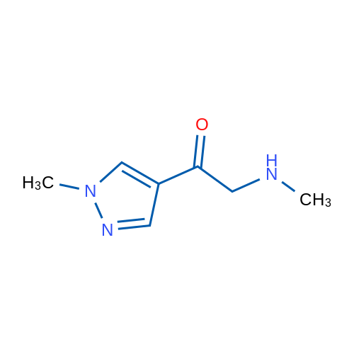 1-(1-Methyl-1H-pyrazol-4-yl)-2-(methylamino)ethan-1-one 1g