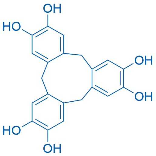 10,15-Dihydro-5H-tribenzo[a,d,g][9]annulene-2,3,7,8,12,13-hexaol 250mg