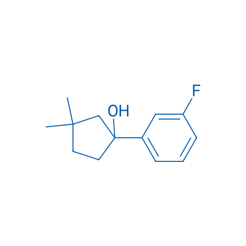 1-(3-Fluorophenyl)-3,3-dimethylcyclopentan-1-ol 1g
