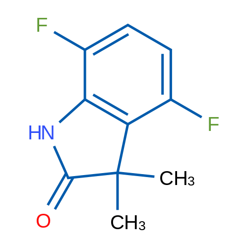 4,7-Difluoro-3,3-dimethyl-2,3-dihydro-1h-indol-2-one 1g