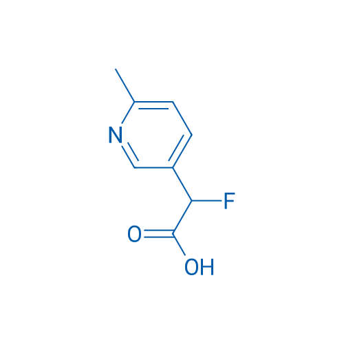 2-Fluoro-2-(6-methylpyridin-3-yl)acetic acid 1g