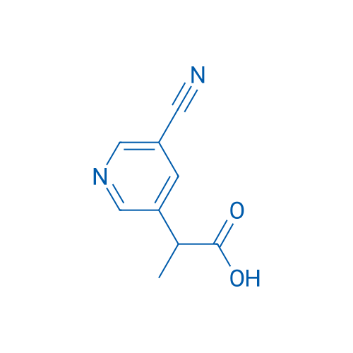 2-(5-Cyanopyridin-3-yl)propanoic acid 1g
