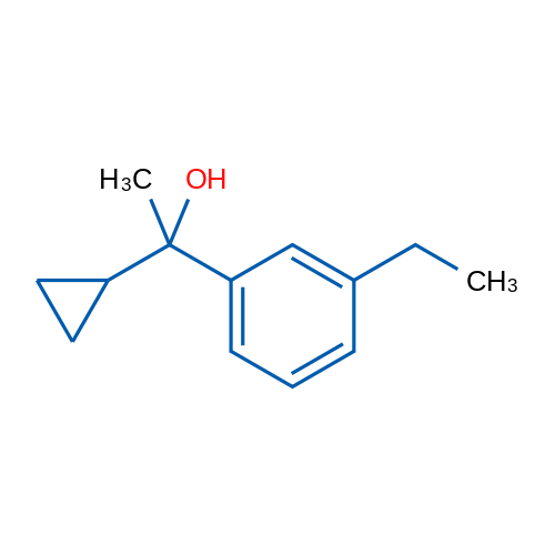 1-Cyclopropyl-1-(3-ethylphenyl)ethanol 1g
