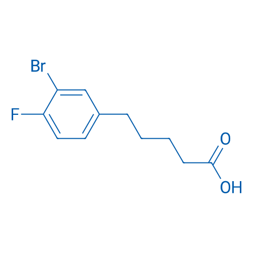 5-(3-Bromo-4-fluorophenyl)pentanoic acid 250mg