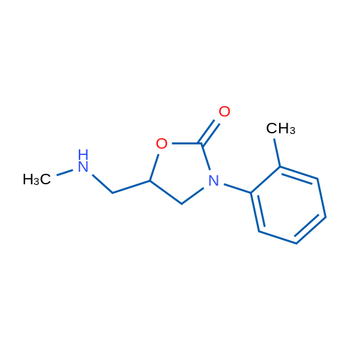 5-[(Methylamino)methyl]-3-(2-methylphenyl)-1,3-oxazolidin-2-one 1g