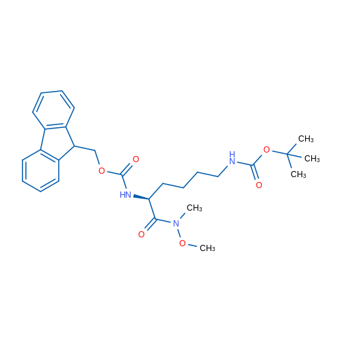 (9H-Fluoren-9-yl)methyl N-[(1S)-5-{[(tert-butoxy)carbonyl]amino}-1-[methoxy(methyl)carbamoyl]pentyl]carbamate 1g