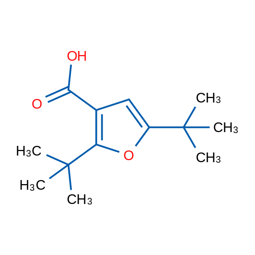 2,5-Di-tert-butylfuran-3-carboxylic acid 1g