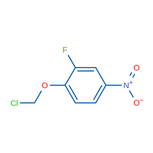 1-(Chloromethoxy)-2-fluoro-4-nitrobenzene 1g
