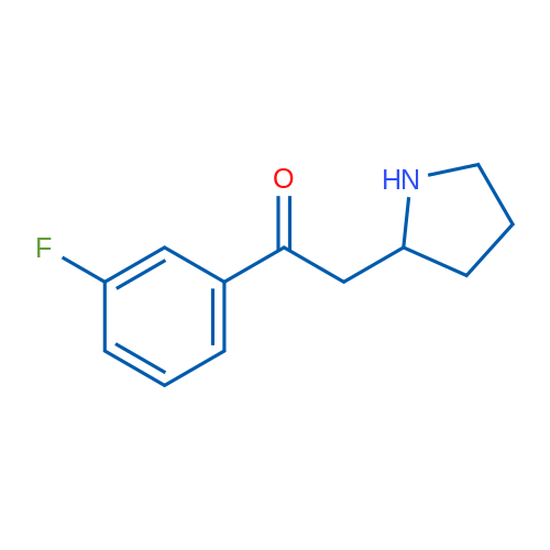 1-(3-Fluorophenyl)-2-(pyrrolidin-2-yl)ethan-1-one 1g