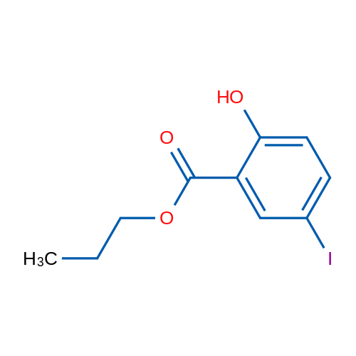 Propyl 2-hydroxy-5-iodobenzoate 1g