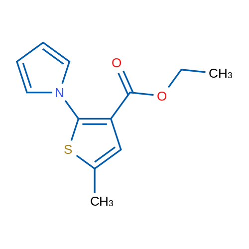 Ethyl 5-methyl-2-(1H-pyrrol-1-yl)thiophene-3-carboxylate 1g